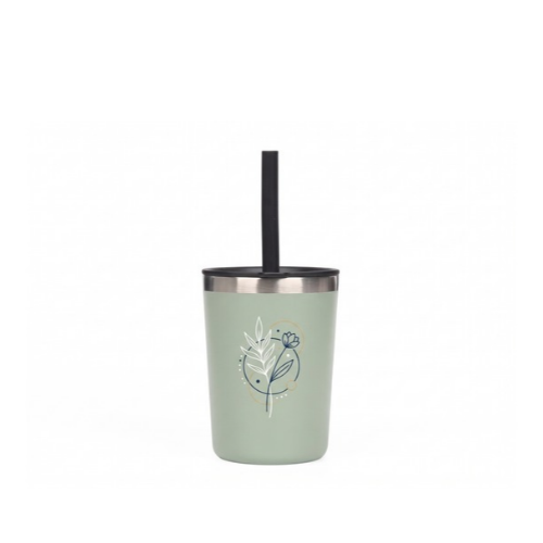 Reusable Stainless Steel Tumbler with 3 Lid Options for Office, Fitness & Outdoor Use